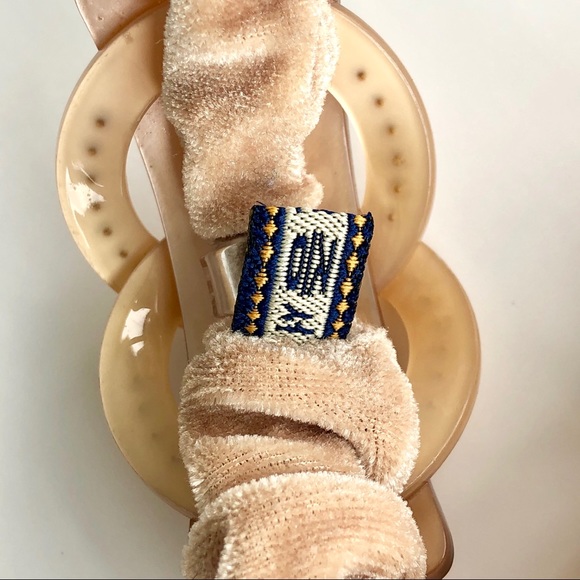 Rhinestone Embellished Acrylic Scrunchie - Picture 7 of 14